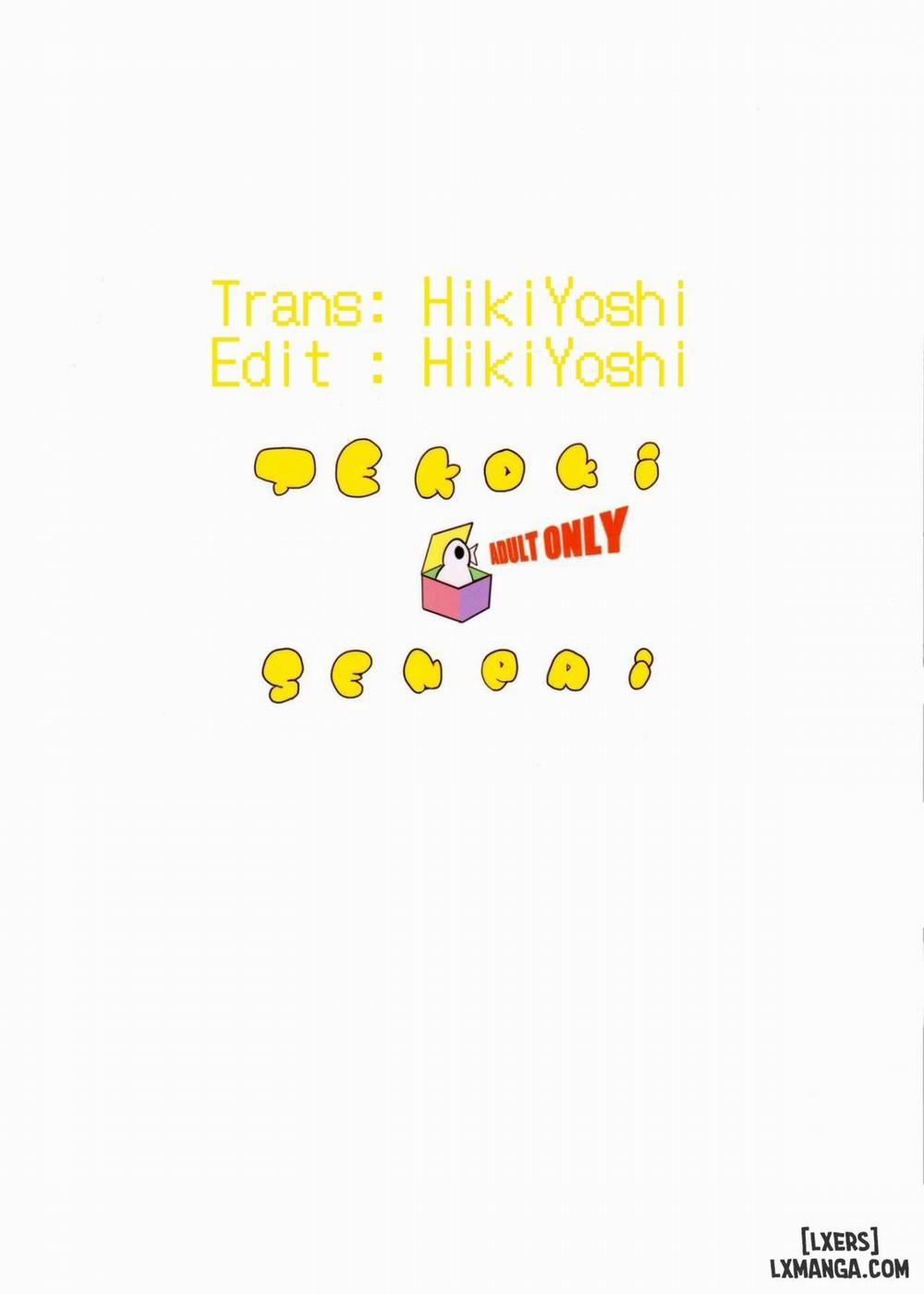 Tekoki Senpai Oneshot trang 13