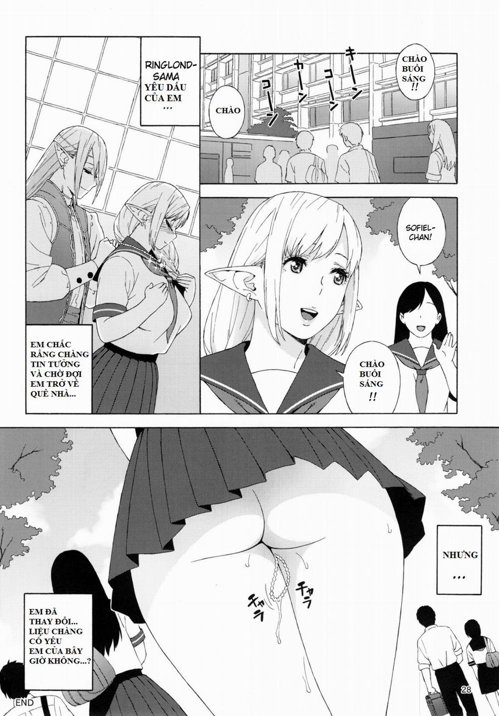 Tenkousei JK Elf 2 -Kegasareta Konyaku no Akashi- Oneshot trang 23
