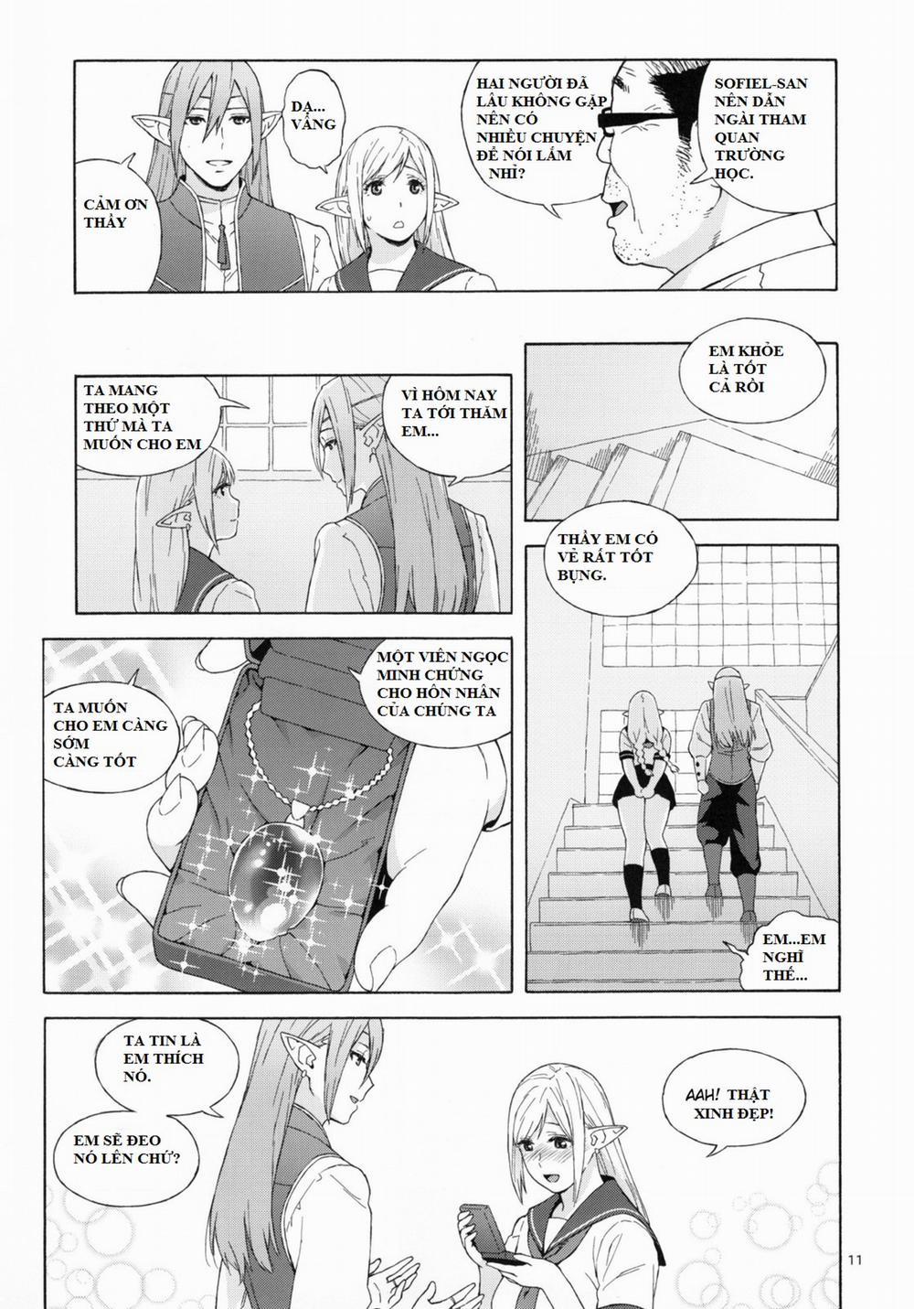 Tenkousei JK Elf 2 -Kegasareta Konyaku no Akashi- Oneshot trang 6