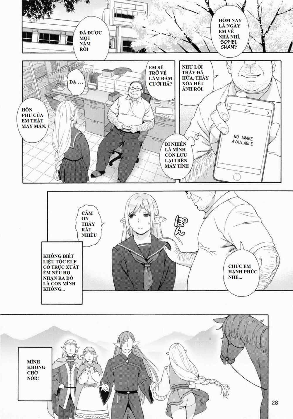 Tenkousei JK Elf 3 Saishuushou -Houkago Yagai Jugyou- Oneshot trang 26