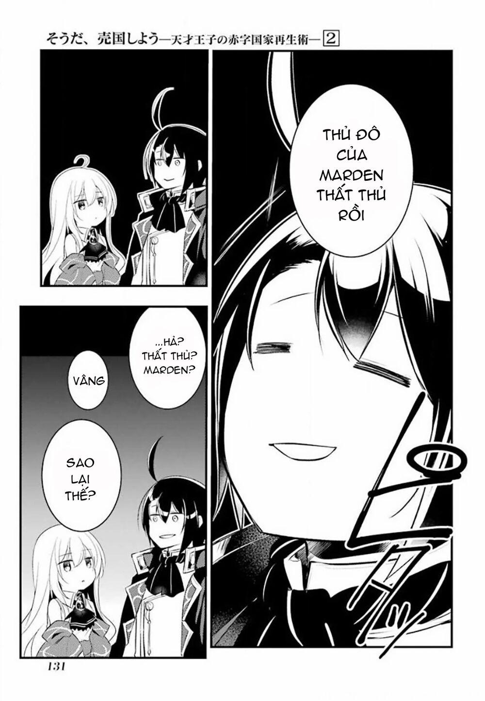 Tensai Ouji No Akaji Kokka Saisei Jutsu – Souda, Baikoku Shiyou 27 trang 10