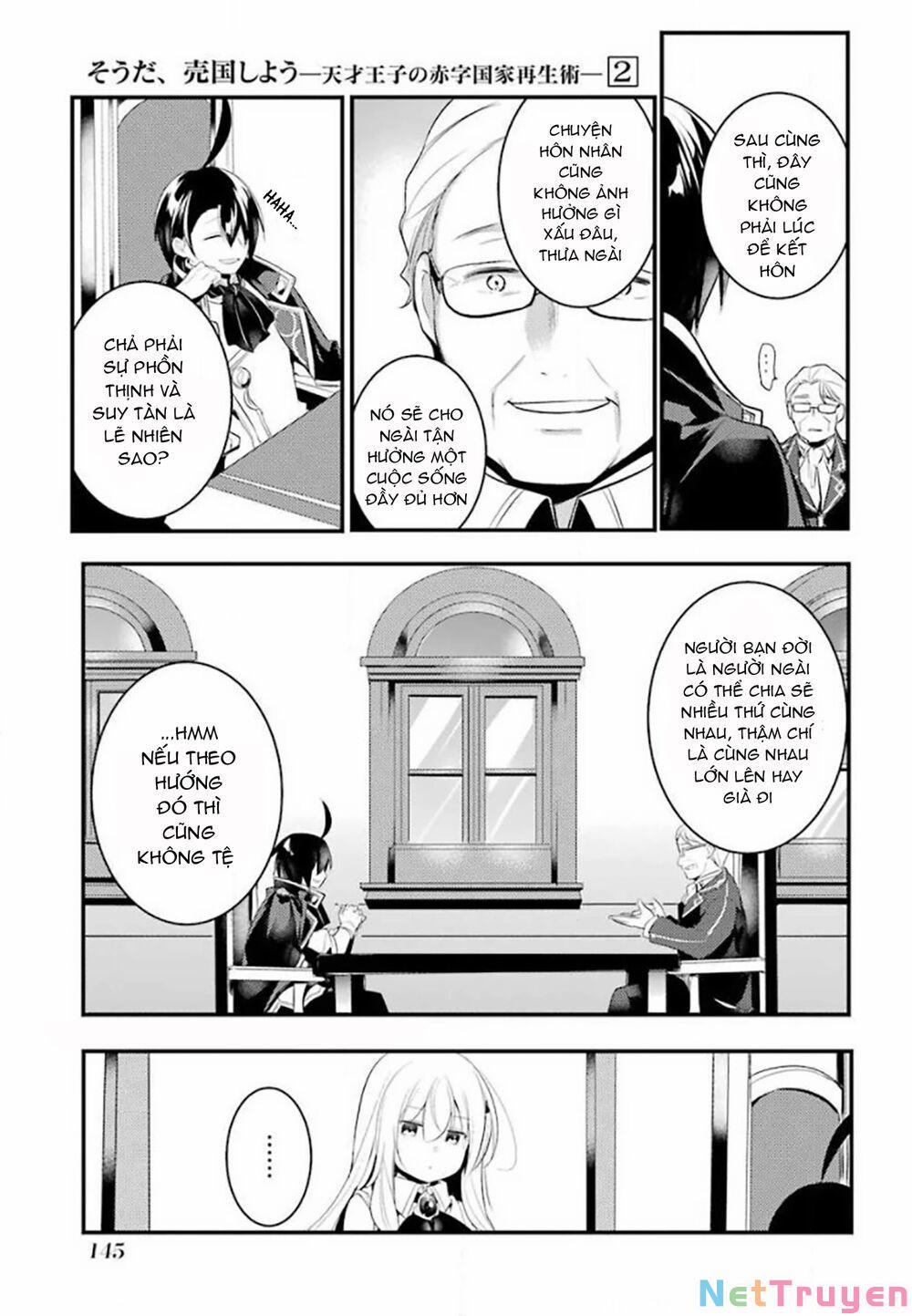 Tensai Ouji No Akaji Kokka Saisei Jutsu – Souda, Baikoku Shiyou 28 trang 12