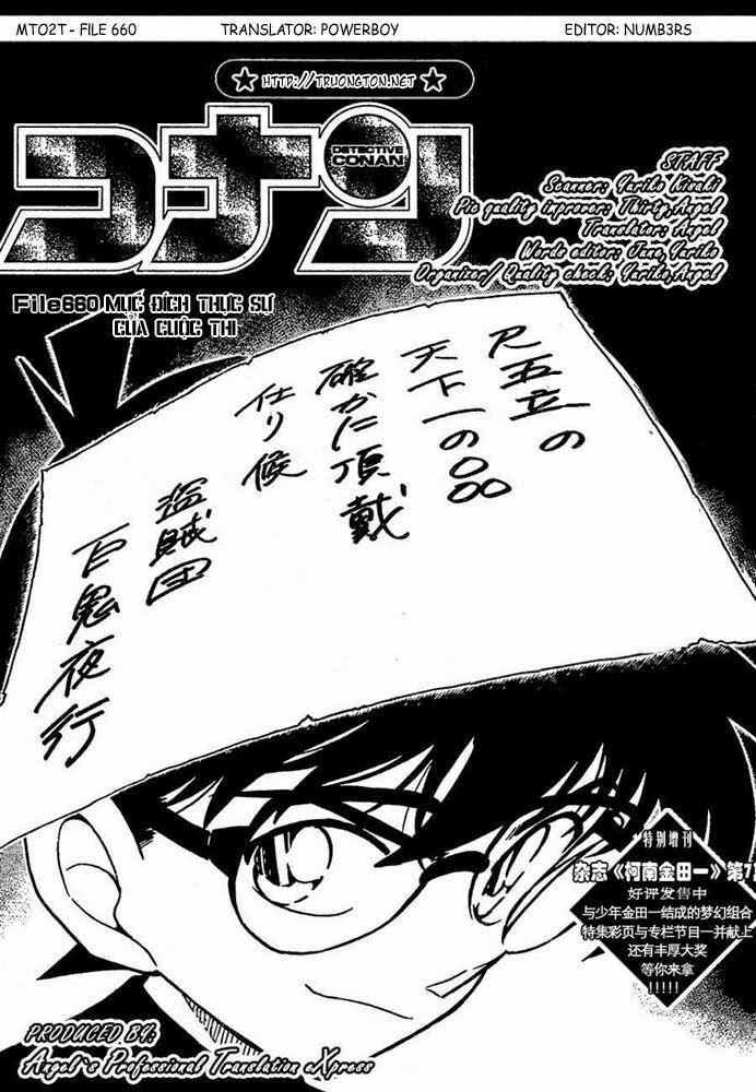 Thám Tử Conan 660 trang 1