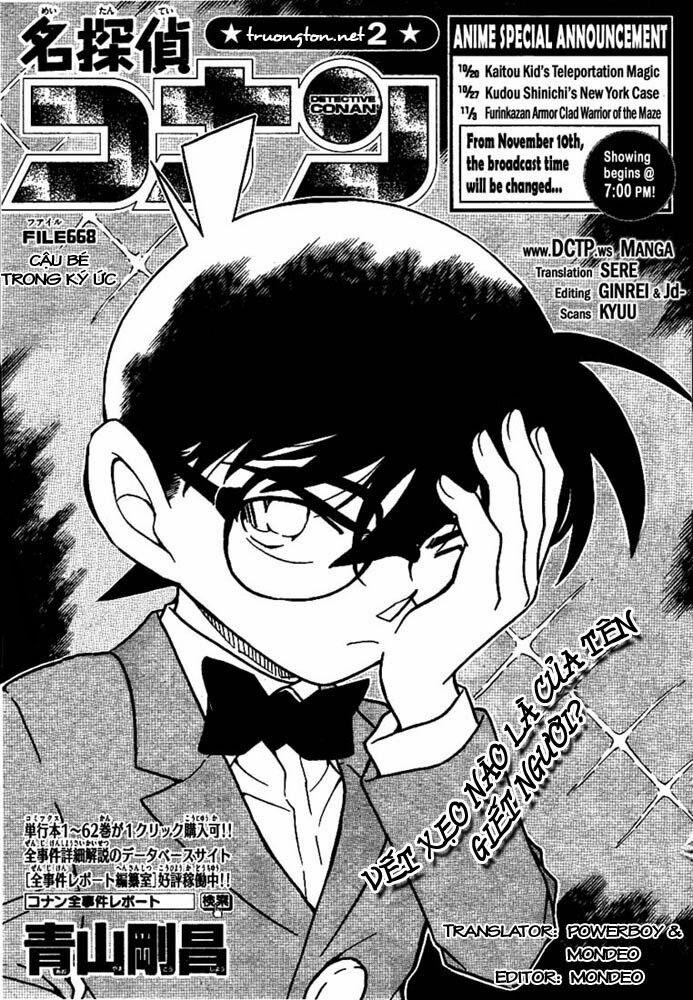 Thám Tử Conan 668 trang 1