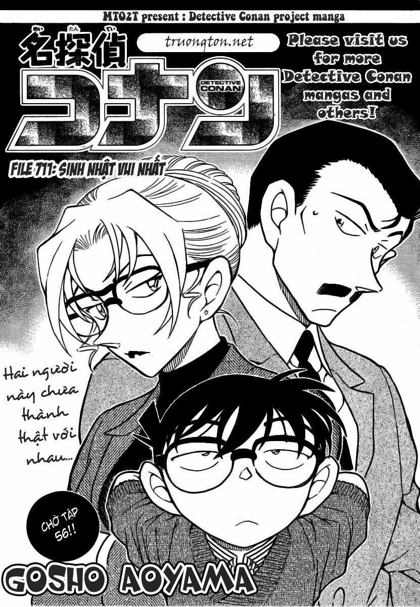 Thám Tử Conan 711 trang 1