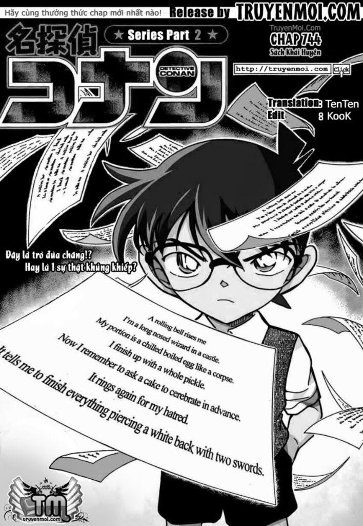 Thám Tử Conan 744 trang 1
