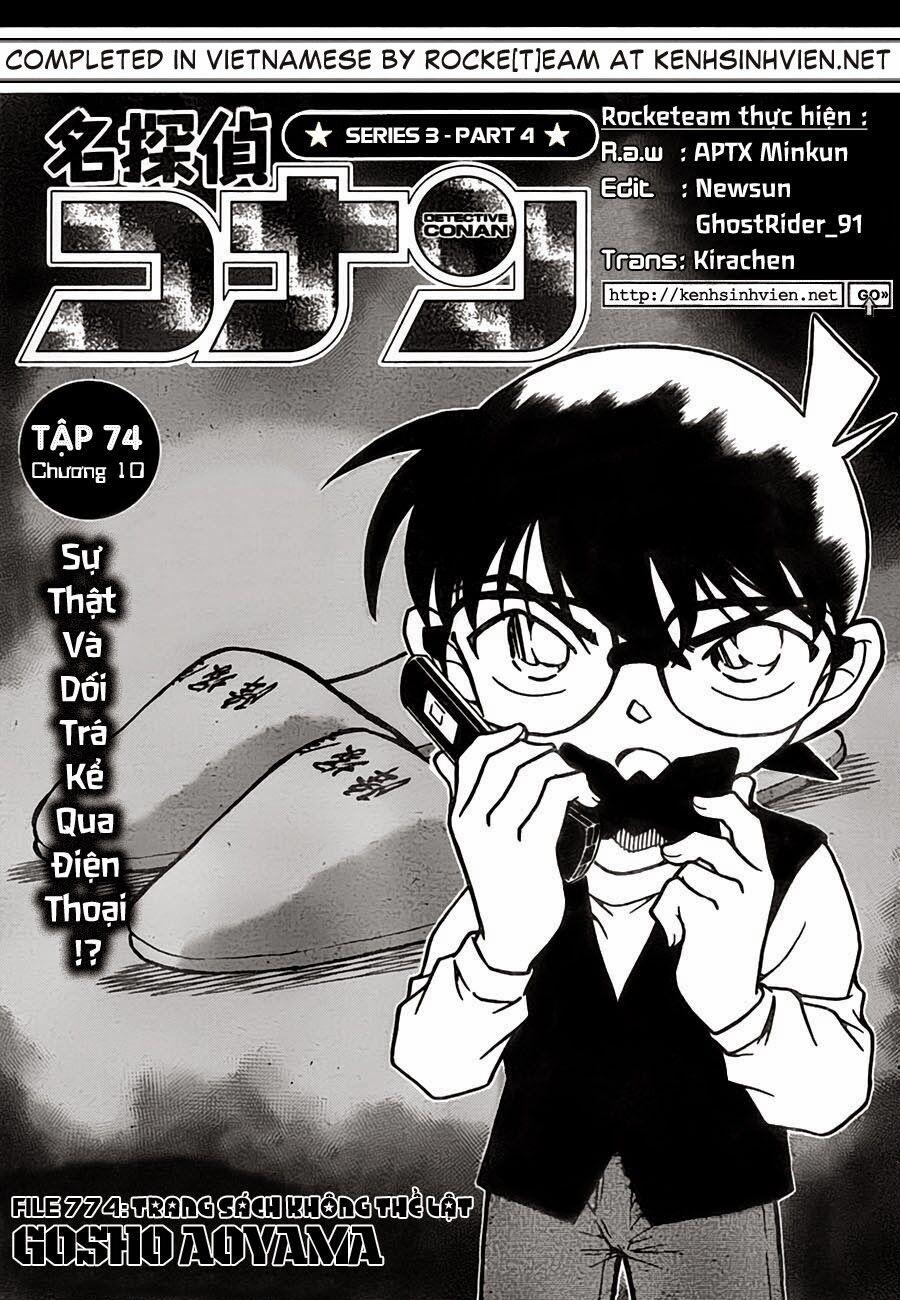 Thám Tử Conan 774 trang 1