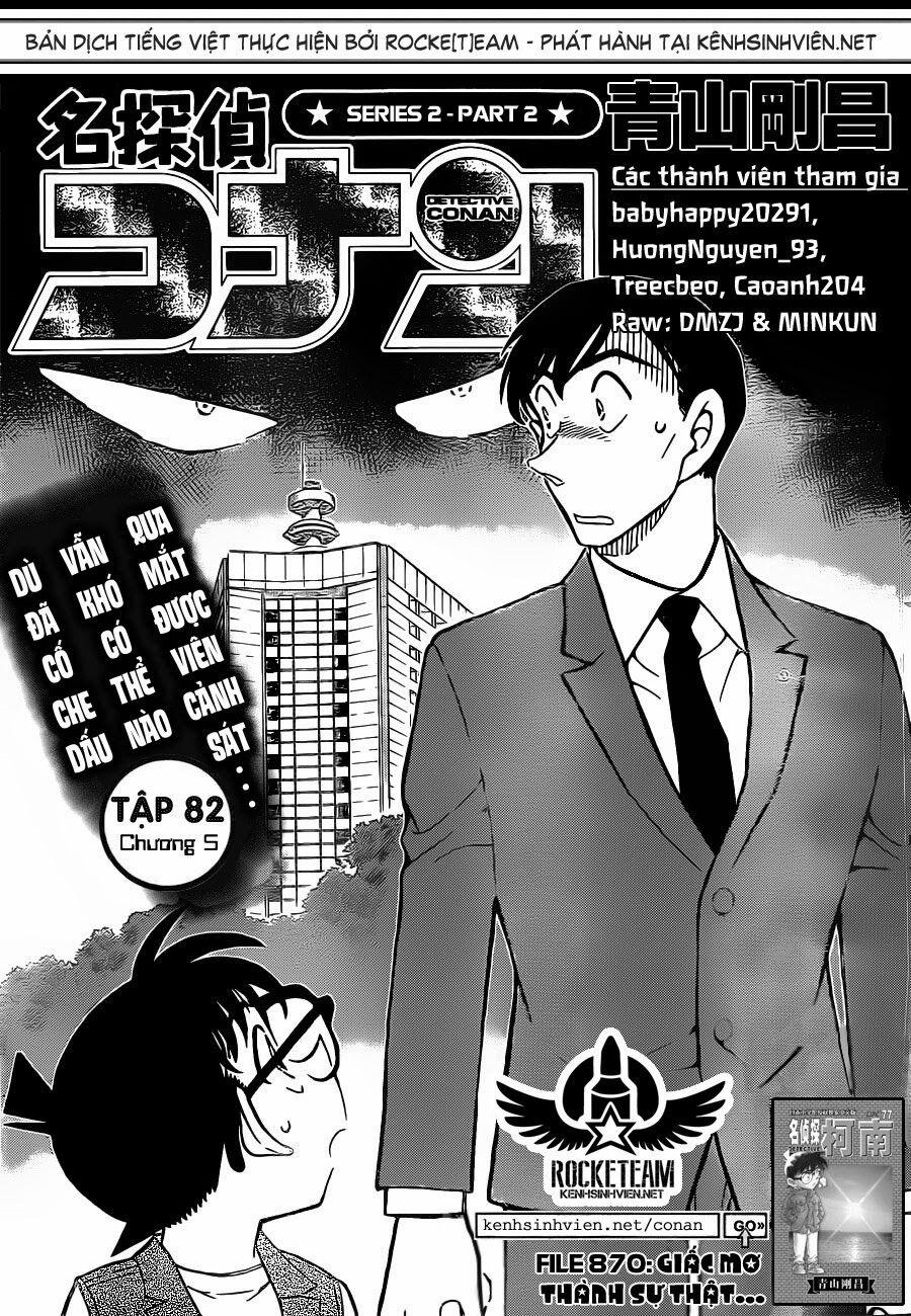 Thám Tử Conan 870 trang 1