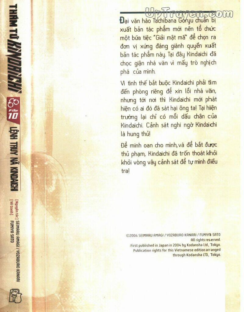 Thám Tử Kindaichi (Bản Đẹp) 10 trang 2