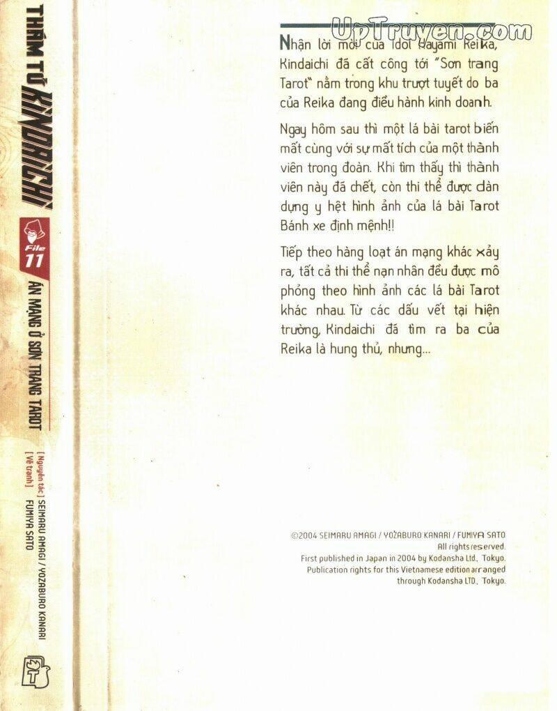 Thám Tử Kindaichi (Bản Đẹp) 11 trang 2