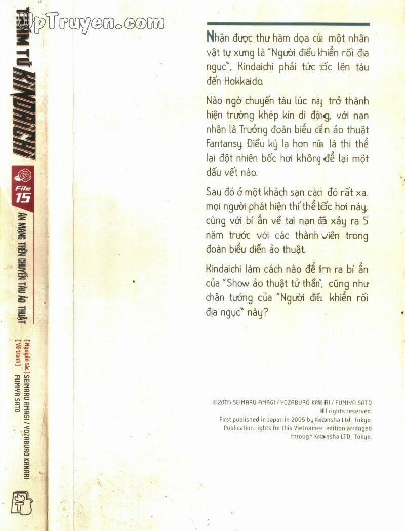 Thám Tử Kindaichi (Bản Đẹp) 15 trang 1