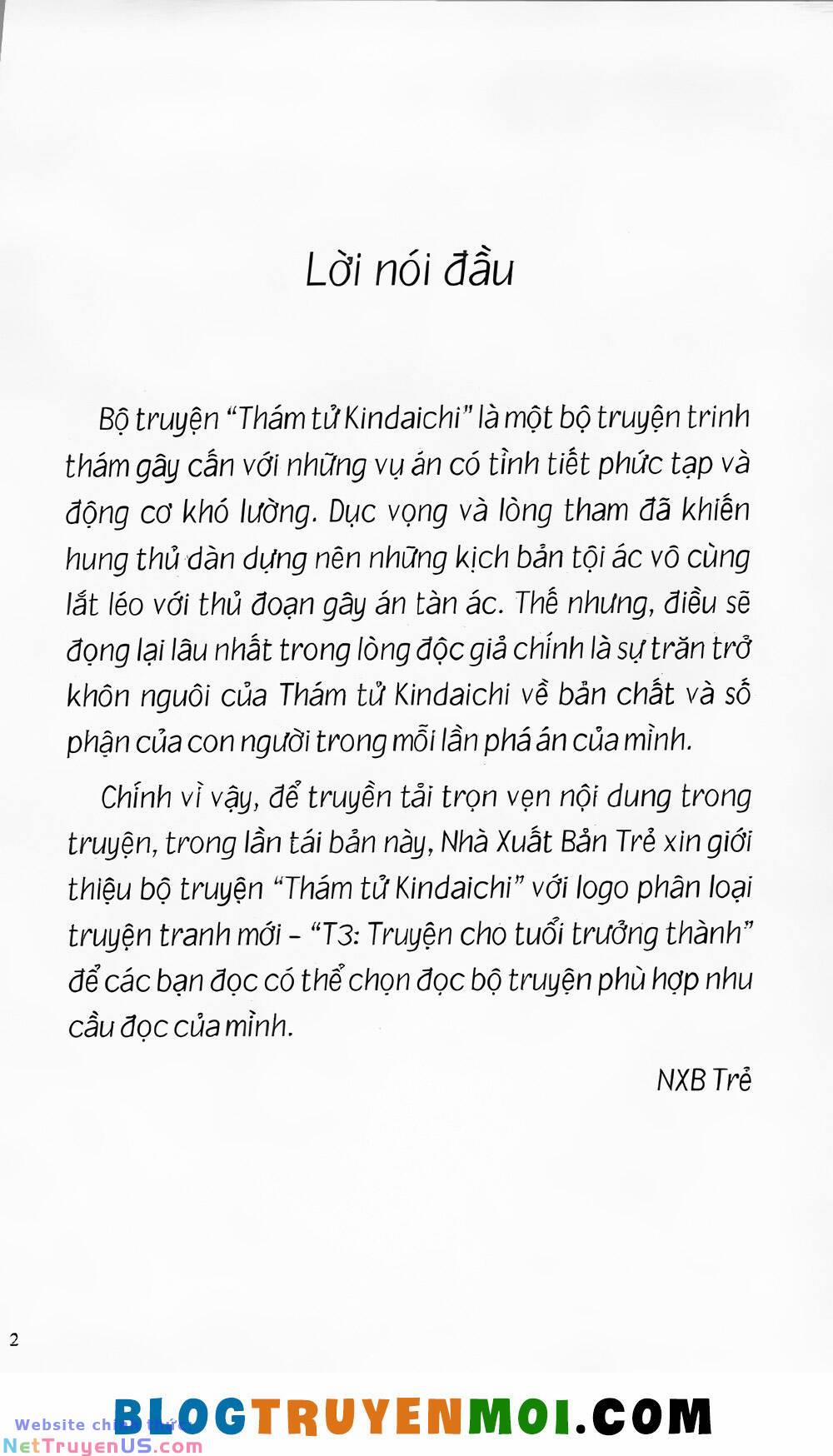 Thám Tử Kindaichi (Bản Đẹp) 22 trang 2