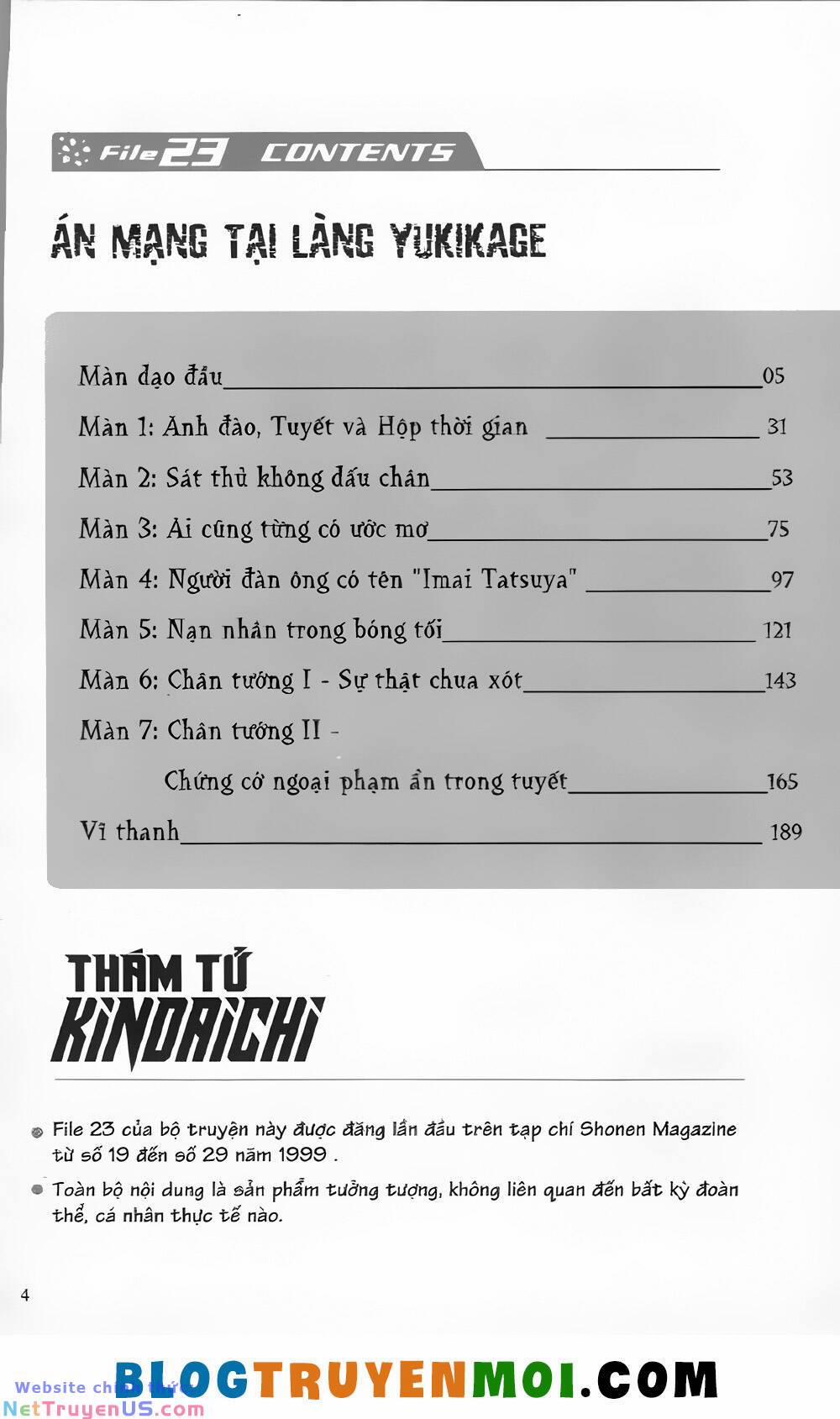 Thám Tử Kindaichi (Bản Đẹp) 23 trang 3