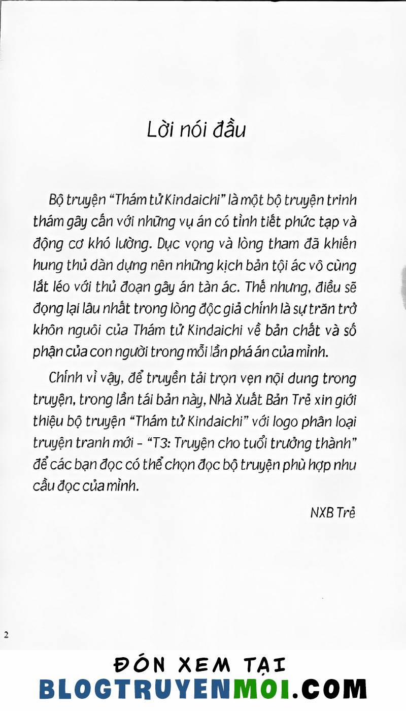 Thám Tử Kindaichi (Special Edition) 19.1 trang 2