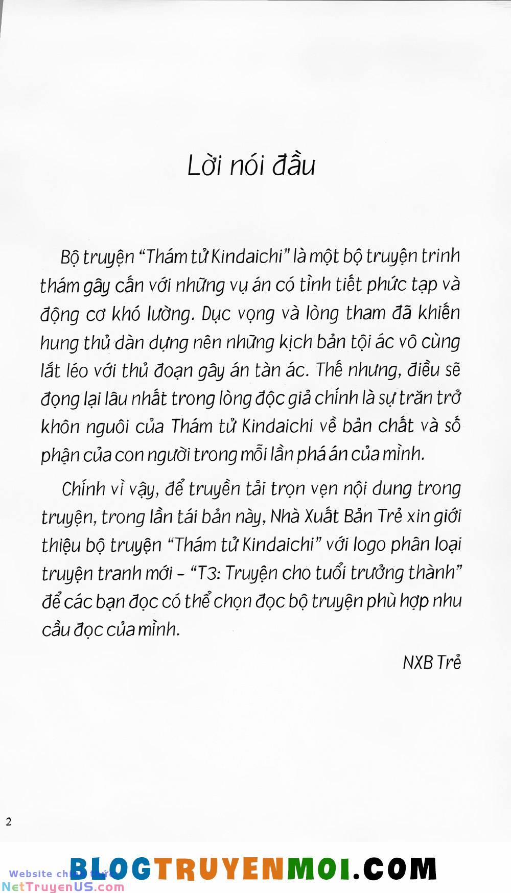 Thám Tử Kindaichi (Special Edition) 22 trang 2