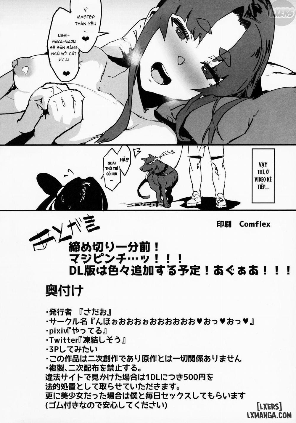 That Book Where Master Forces His Beloved Ushiwakamaru to Star in a Netorase Adult Video Oneshot trang 16