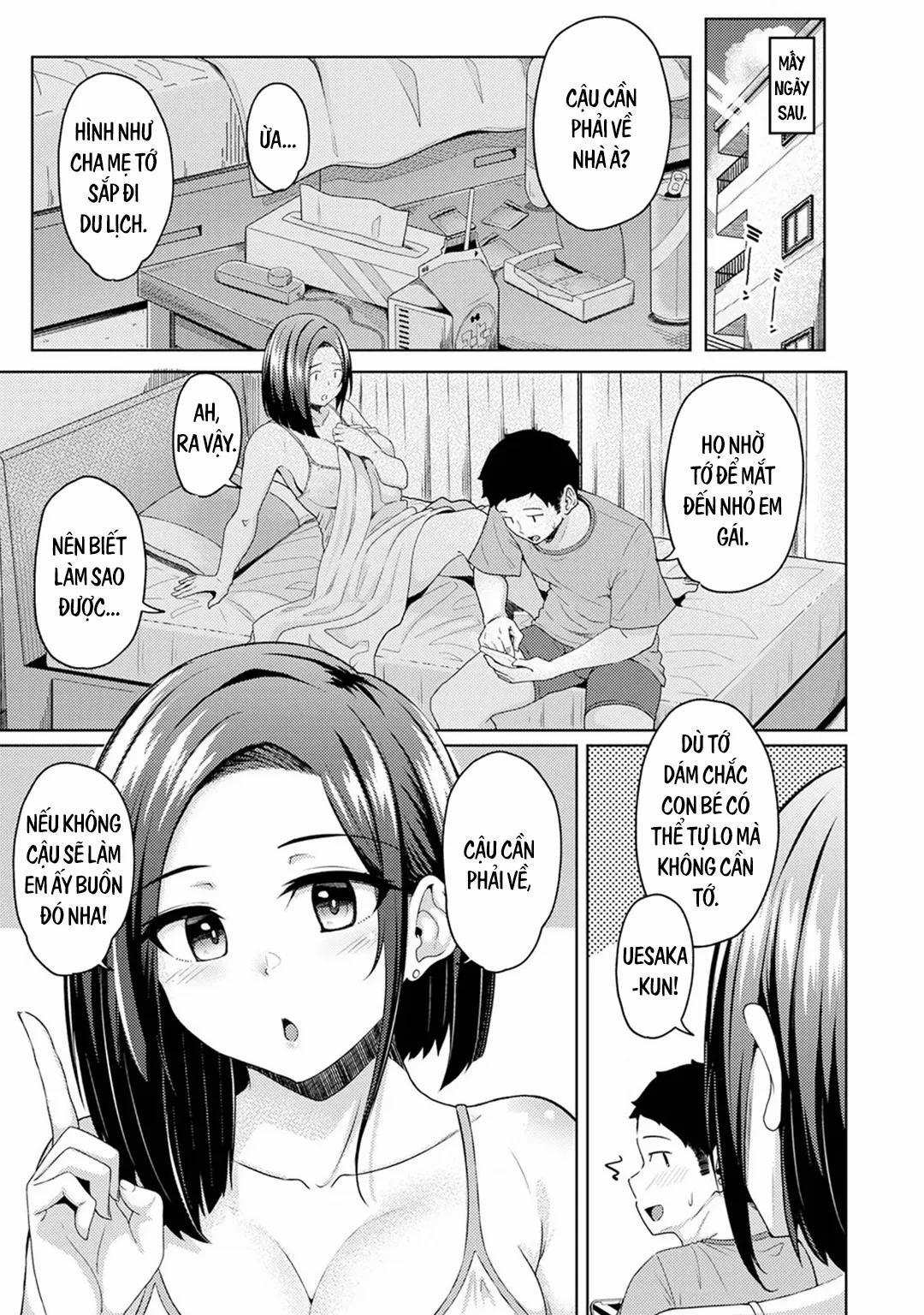 Thấy em gái mình đang mặc tạp dề khỏa thân 14 trang 1