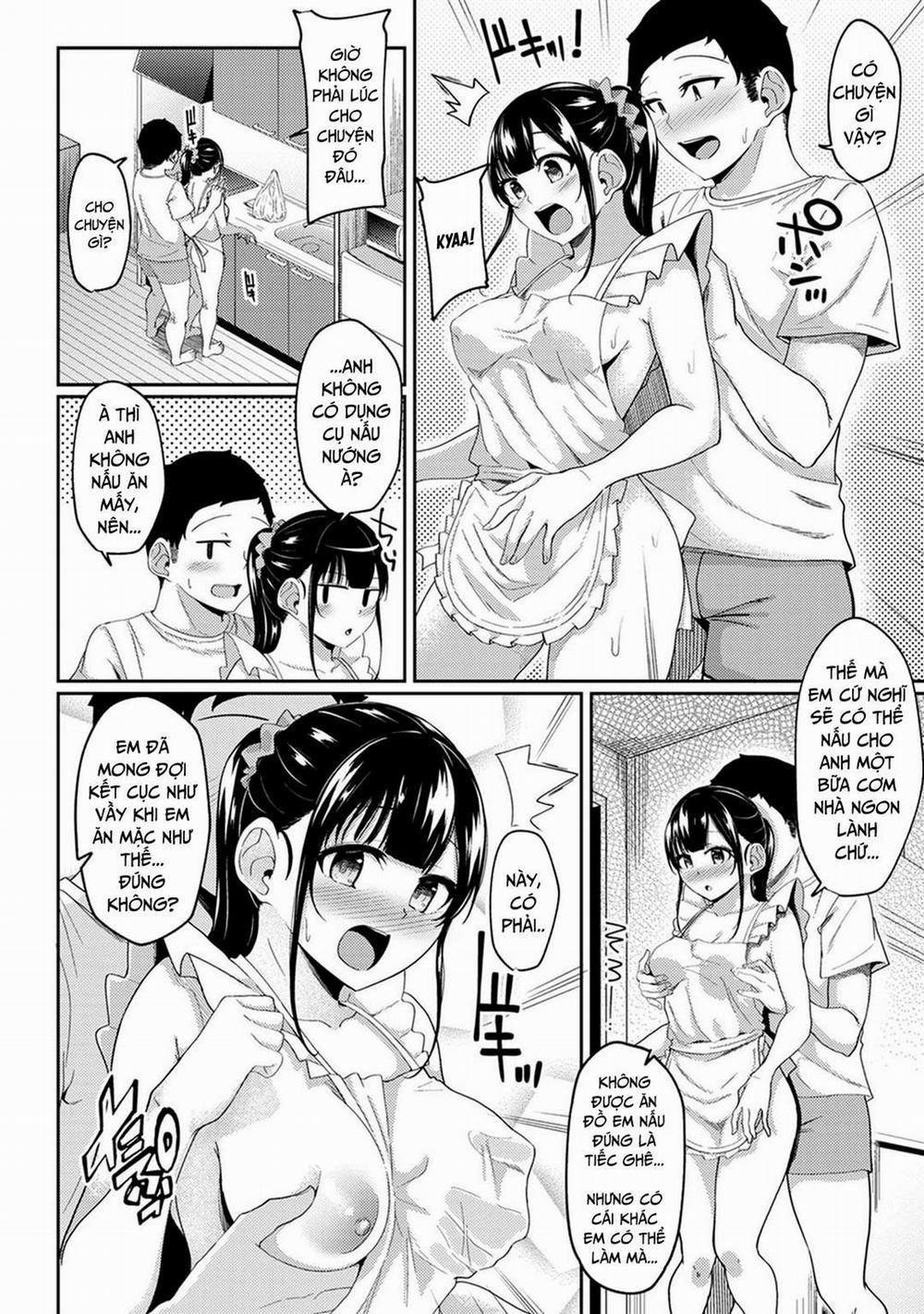 Thấy em gái mình đang mặc tạp dề khỏa thân 8 trang 1