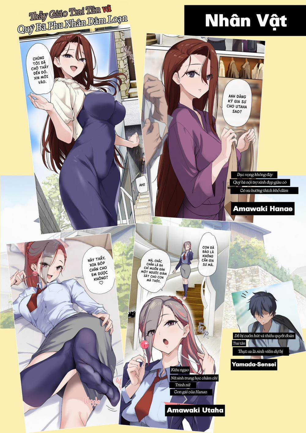 Thầy Giáo Trai Tân và Quý Bà Phu Nhân Dâm Loạn 1.1 trang 3