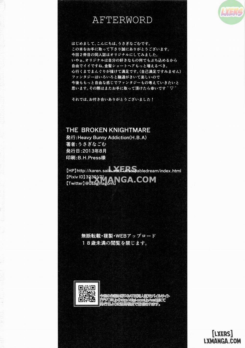 THE BROKEN KNIGHTMARE Oneshot trang 24