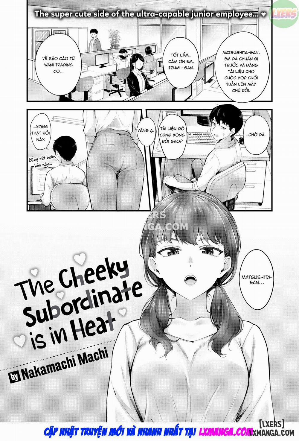 The Cheeky Subordinate is in Heat Oneshot trang 3
