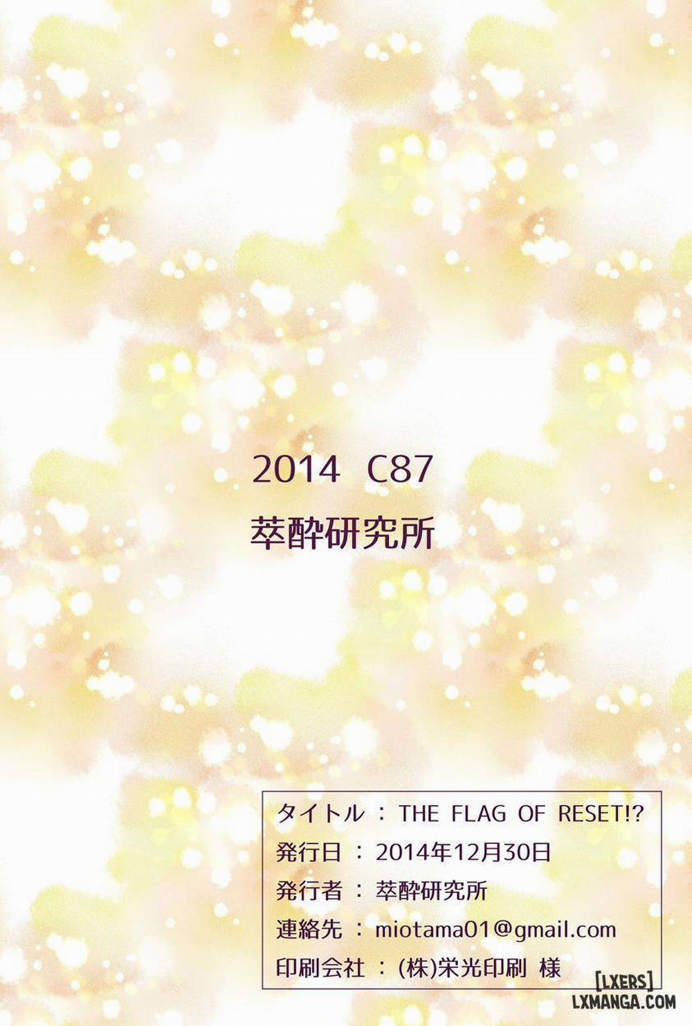 THE FLAG OF RESET Oneshot trang 21