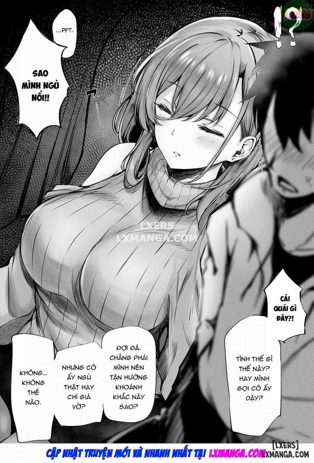 The Lady Next To Me Was Too Lewd I Masturbated And She Secretly Helped Me Out Oneshot trang 10