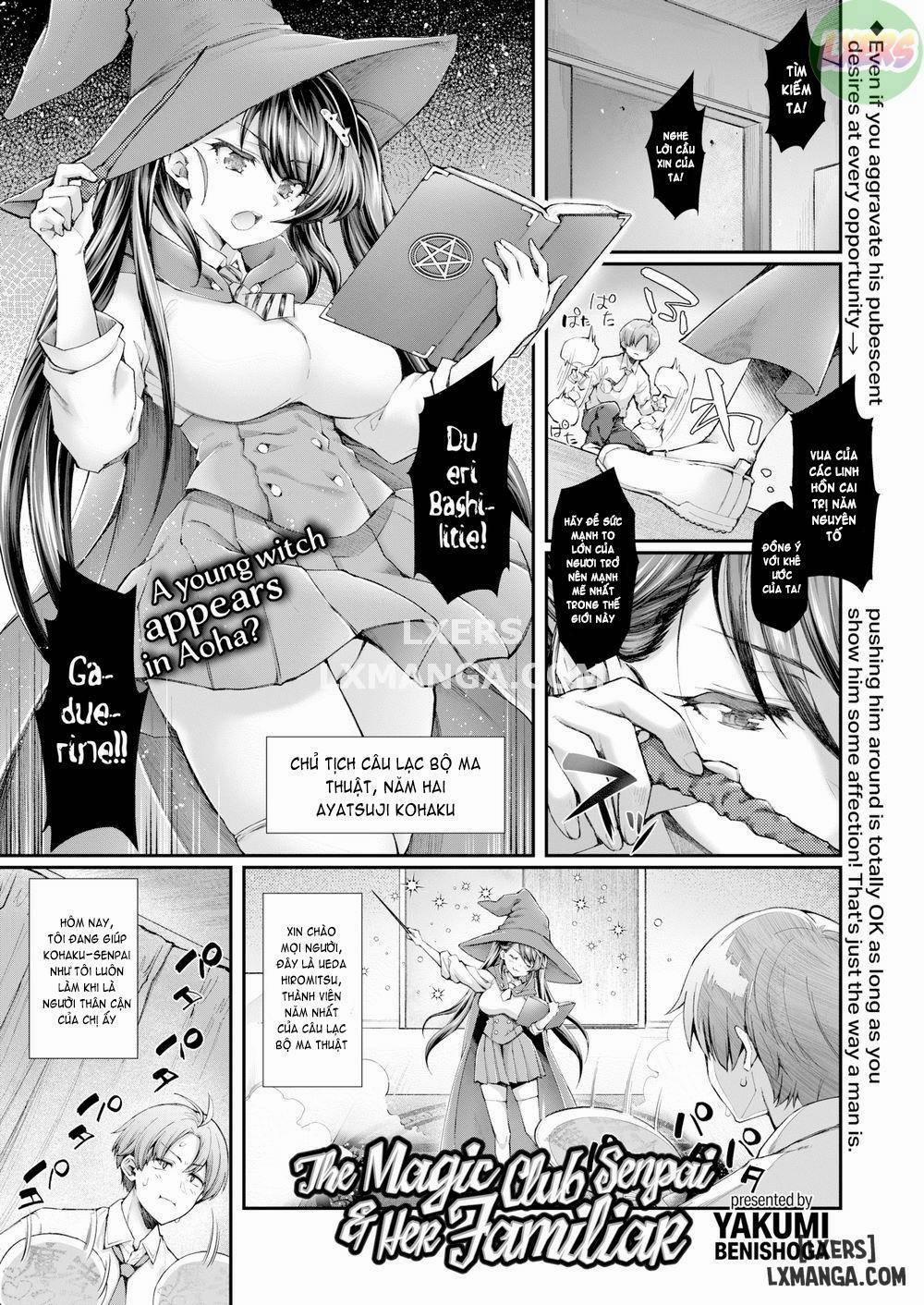 The Magic Club Senpai & Her Familiar Oneshot trang 0