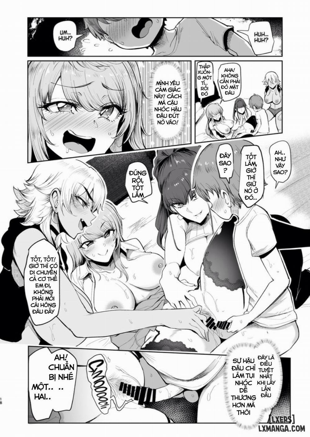 The Place I Stayed Over at Belonged to Perverted Gyaru Onee-chans Oneshot trang 16