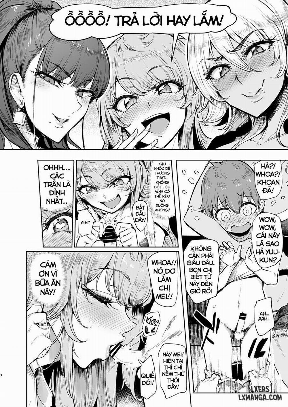 The Place I Stayed Over at Belonged to Perverted Gyaru Onee-chans Oneshot trang 6