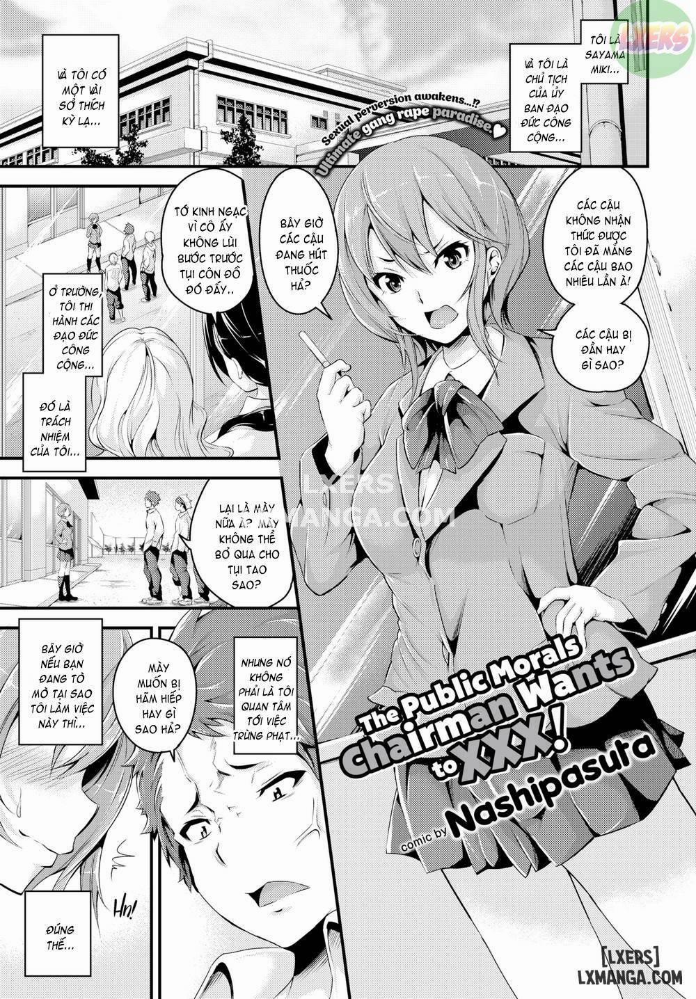 The Public Morals Chairman Wants to XXX Oneshot trang 0