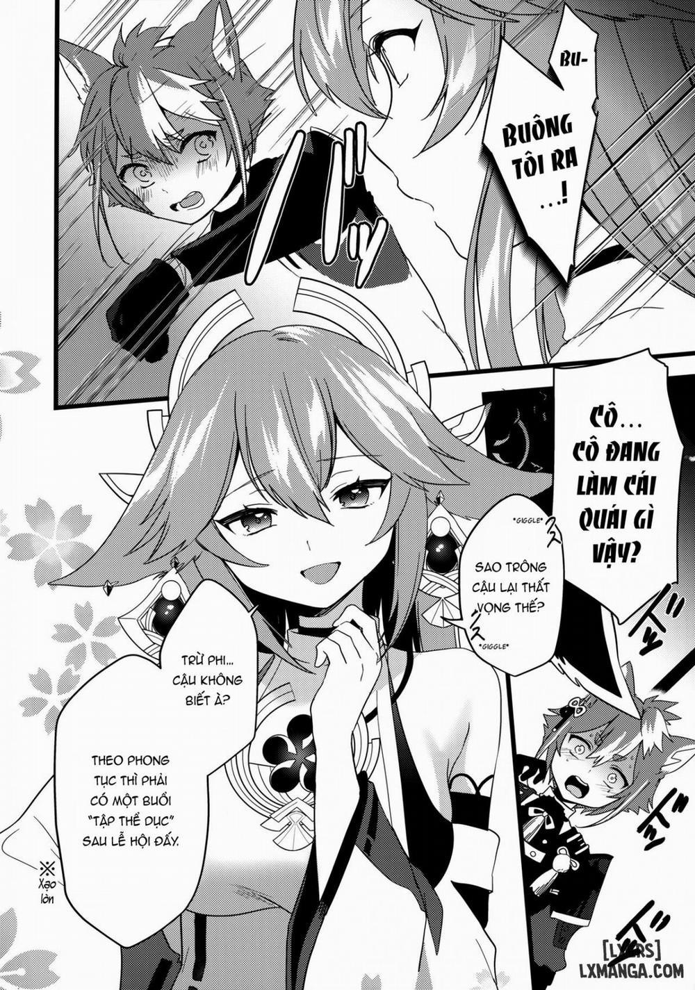 The Relationship Between The Dog And Fox In The Night Oneshot trang 9