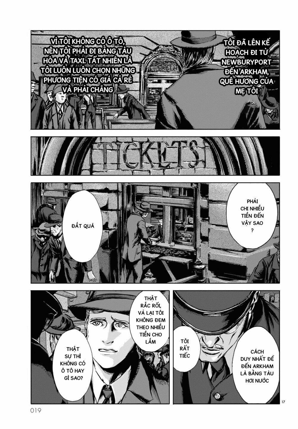 The Shadow Over Innsmouth (Innsmouth No Kage) 1 trang 15