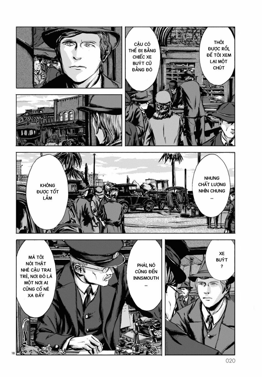 The Shadow Over Innsmouth (Innsmouth No Kage) 1 trang 16