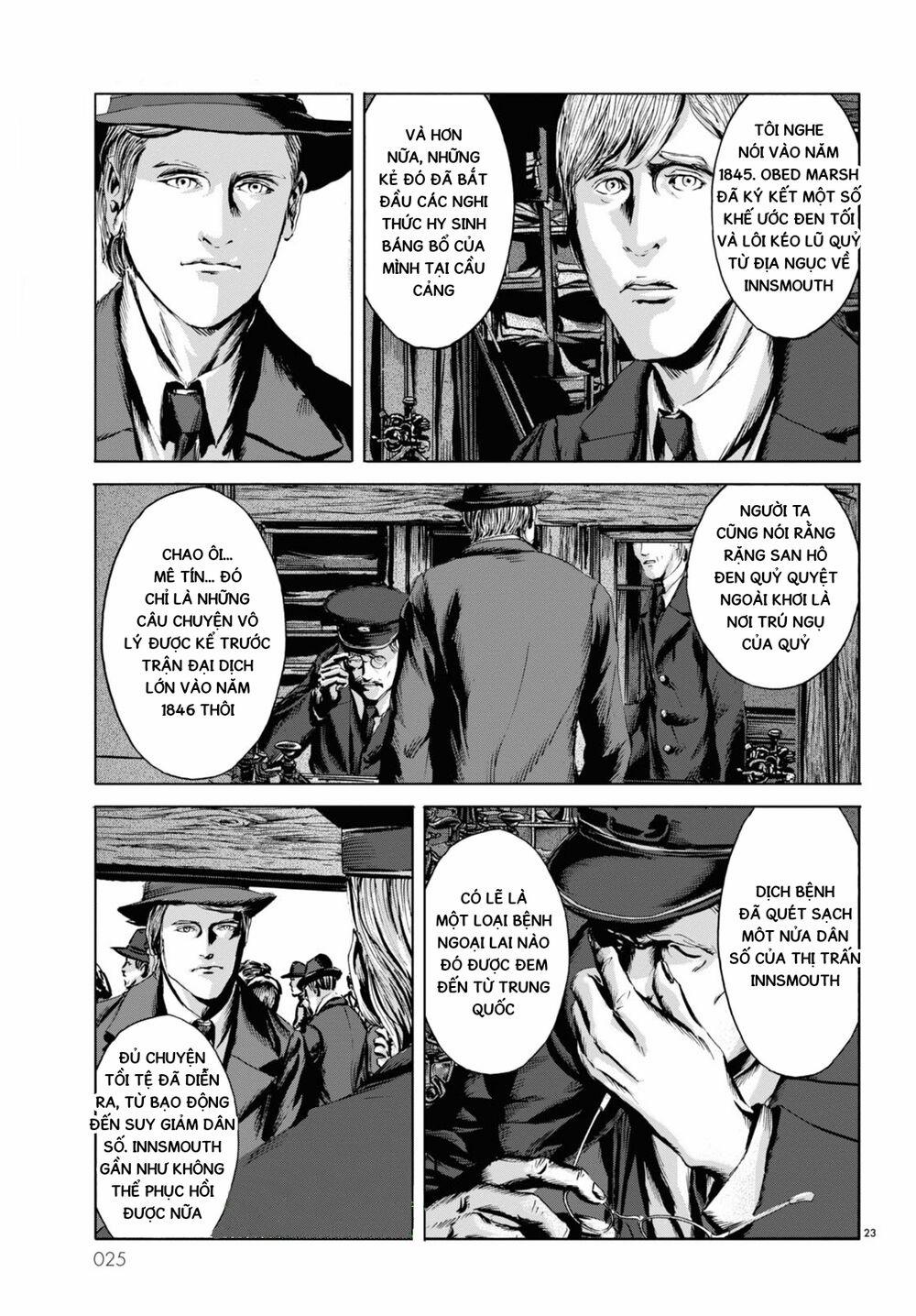 The Shadow Over Innsmouth (Innsmouth No Kage) 1 trang 21