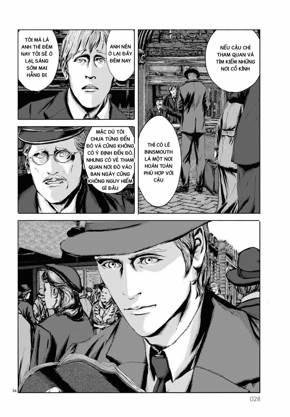 The Shadow Over Innsmouth (Innsmouth No Kage) 1 trang 24