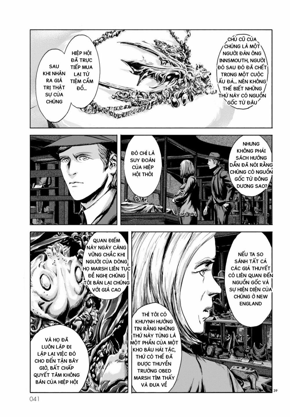 The Shadow Over Innsmouth (Innsmouth No Kage) 1 trang 35