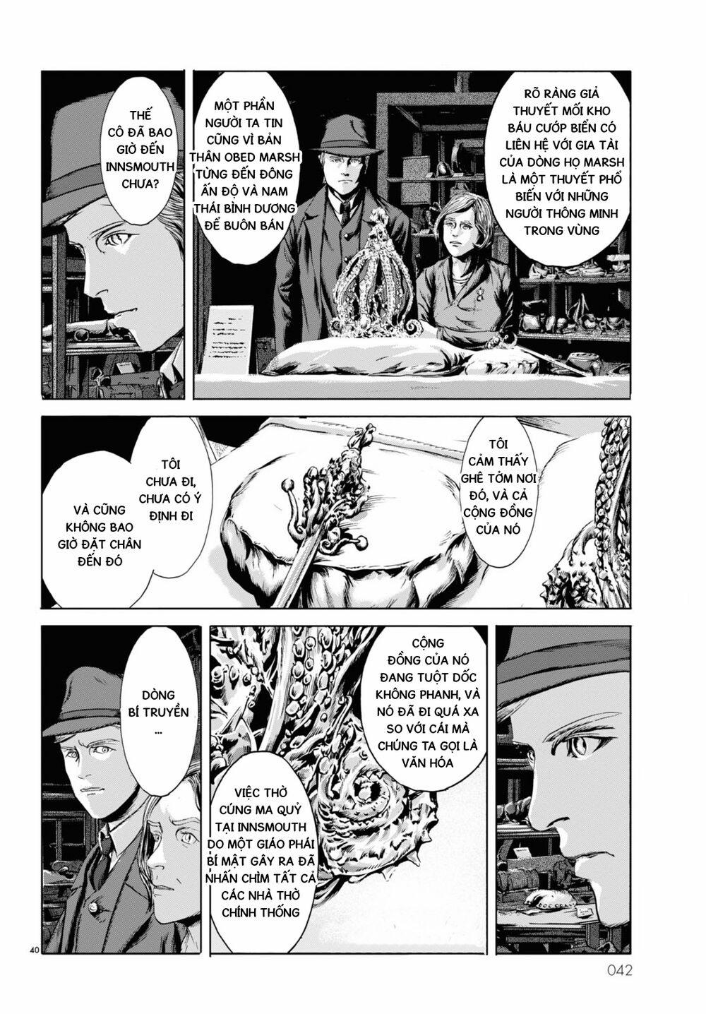 The Shadow Over Innsmouth (Innsmouth No Kage) 1 trang 36