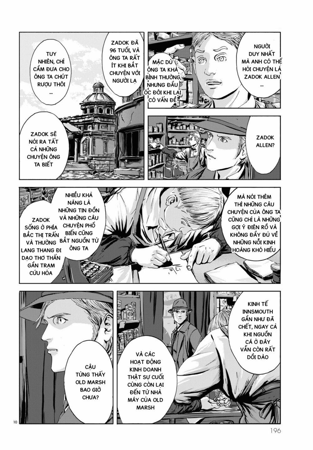 The Shadow Over Innsmouth (Innsmouth No Kage) 3 trang 10