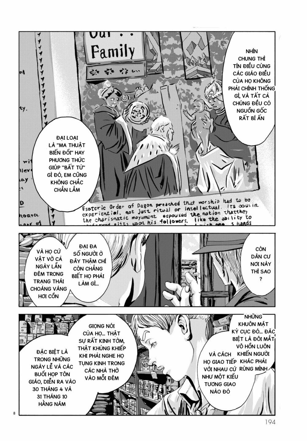 The Shadow Over Innsmouth (Innsmouth No Kage) 3 trang 8