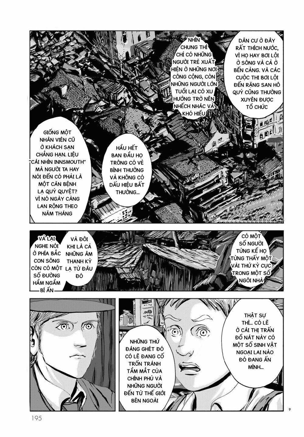 The Shadow Over Innsmouth (Innsmouth No Kage) 3 trang 9