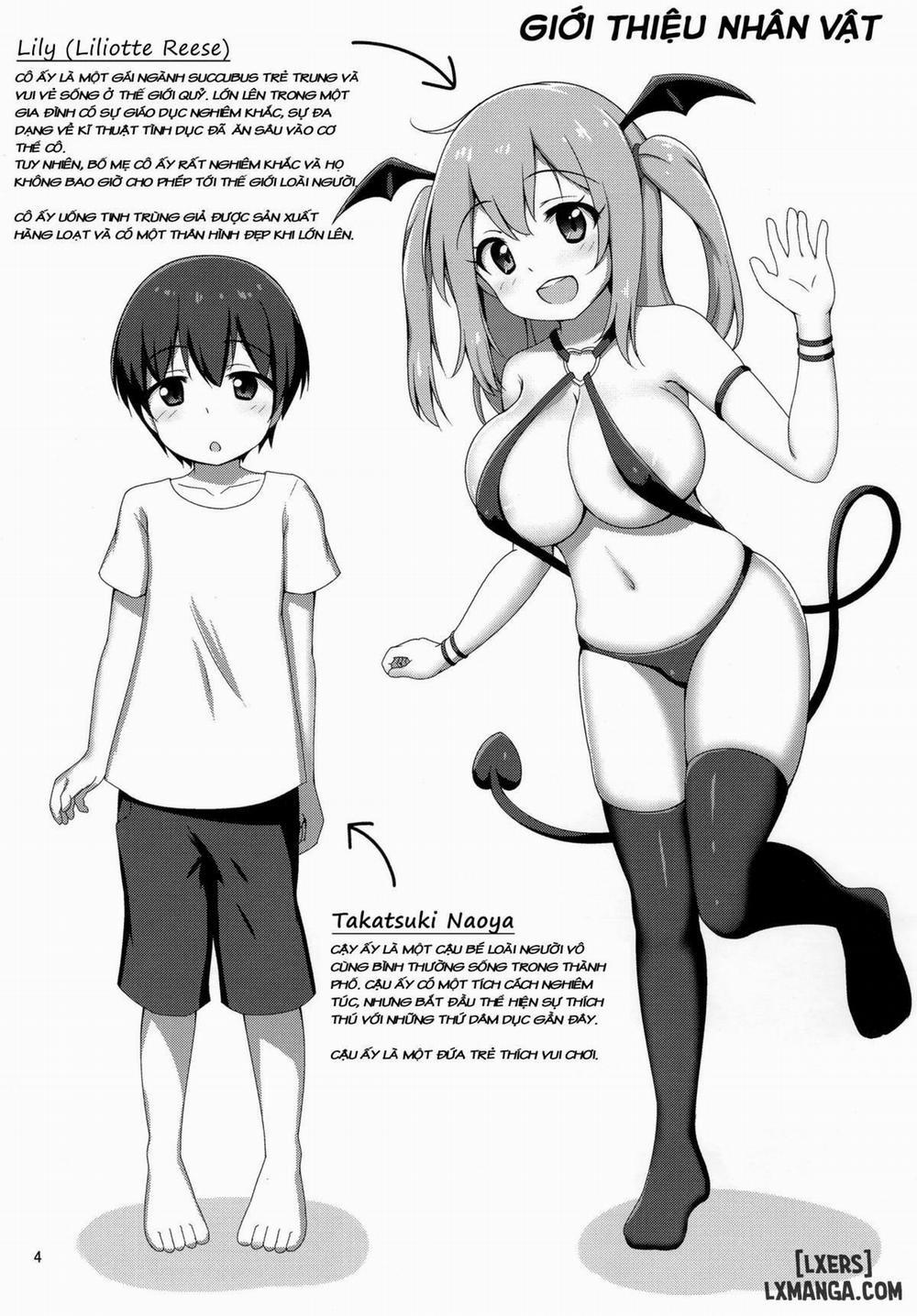 The Sheltered Succubus Meets A Little Boy Oneshot trang 2