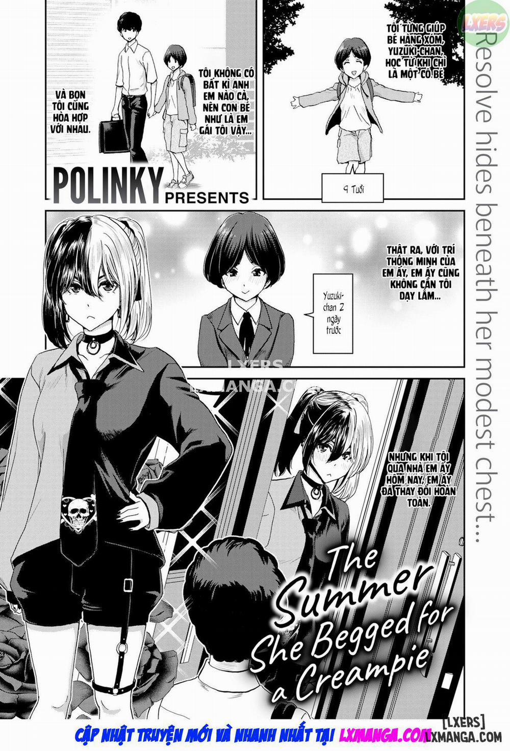 The Summer She Begged For a Creampie Oneshot trang 3