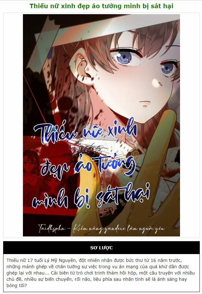 Thiếu Nữ Xinh Đẹp Ảo Tưởng Mình Bị Sát Hại 20 trang 47