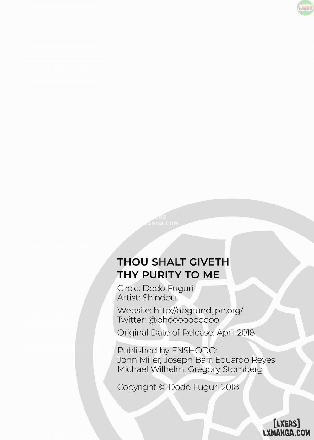 Thou Shalt Giveth Thy Purity To Me Oneshot trang 25