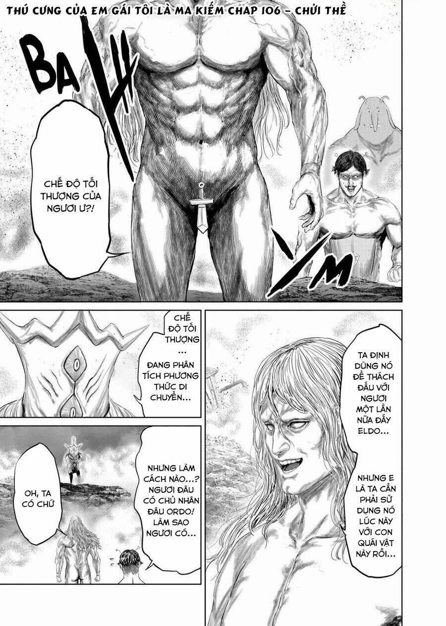Thú Cưng Của Em Gái Tôi Là Ma Kiếm 106 trang 1