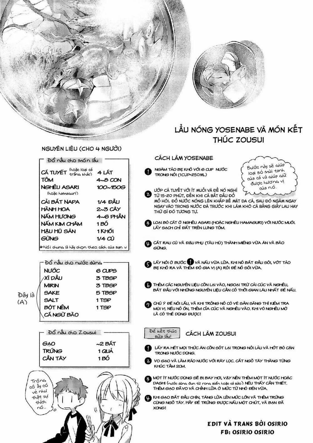Thực Đơn Hôm Nay Cho Gia Đình Emiya 1 trang 12