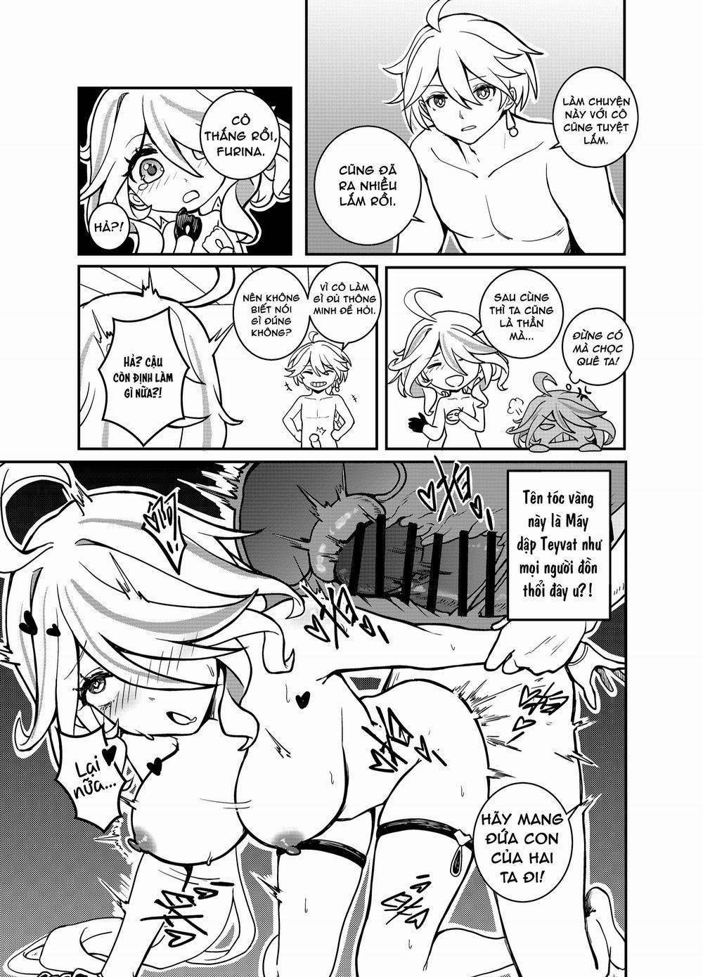 Thuỷ thần ngốc nghếch Vào chung với chiu dé nhé trang 12