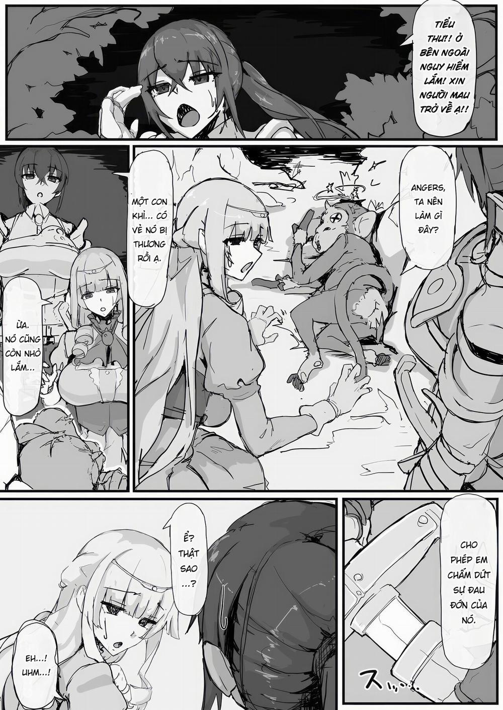 Tiểu thư và con khỉ may mắn. 1 trang 2