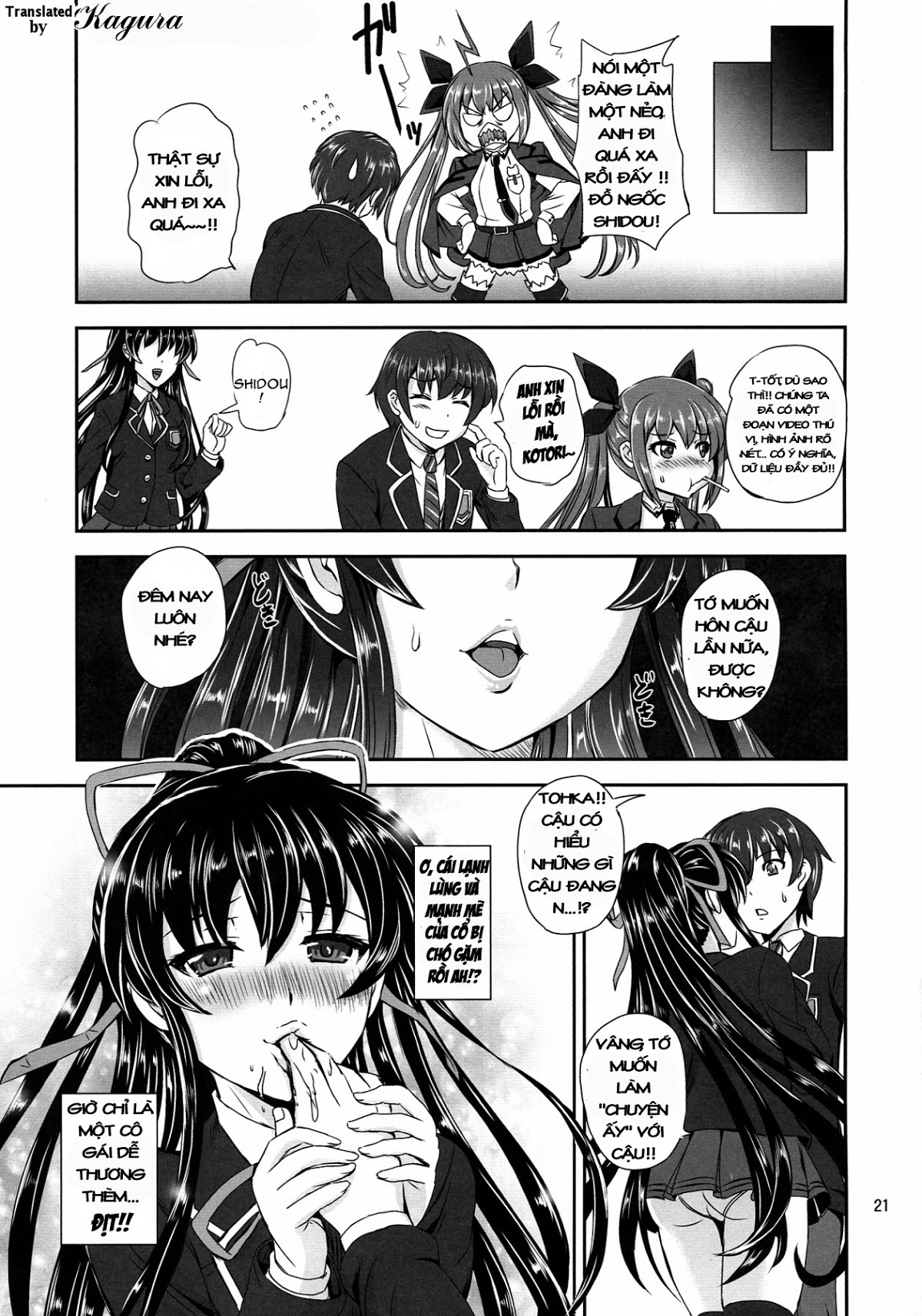 Tohka BEDEND (Date A Live) Oneshot trang 20